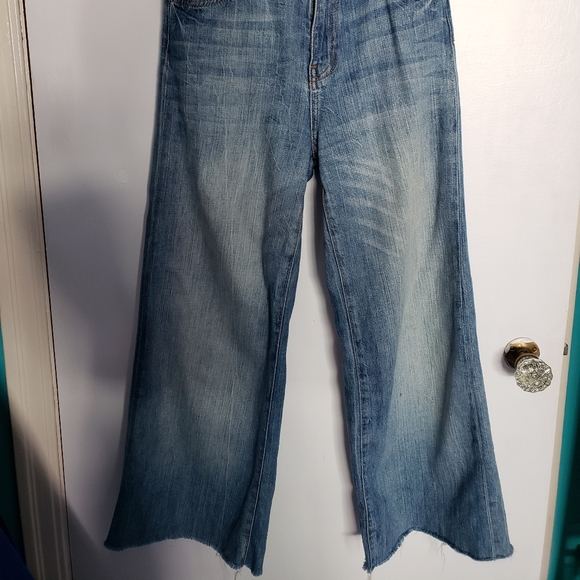 ZARA Womens Wide Leg Jeans - size 2 - Picture 3 of 6